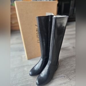 Trotter's Misty Women's Leather Knee-High Boots, Black, Size 6.5